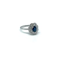 Anneau Golay Femme in Or blanc Zaffiro blu 0.55 Ct MA5114O4ZFN055 - MA5114O4ZFN055